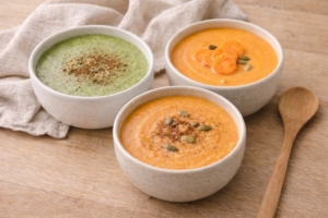 شوربات للحامل تخفف الحموضة بدون كريمة: 3 وصفات كريمية خفيفة ومشبعة