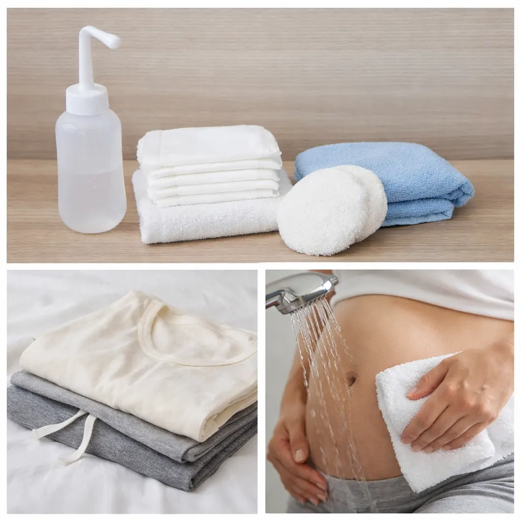 Postpartum care essentials and comfort