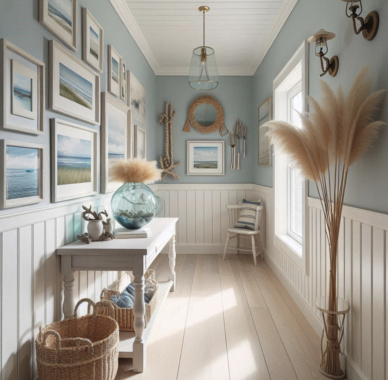 جلسة في نهاية الممر