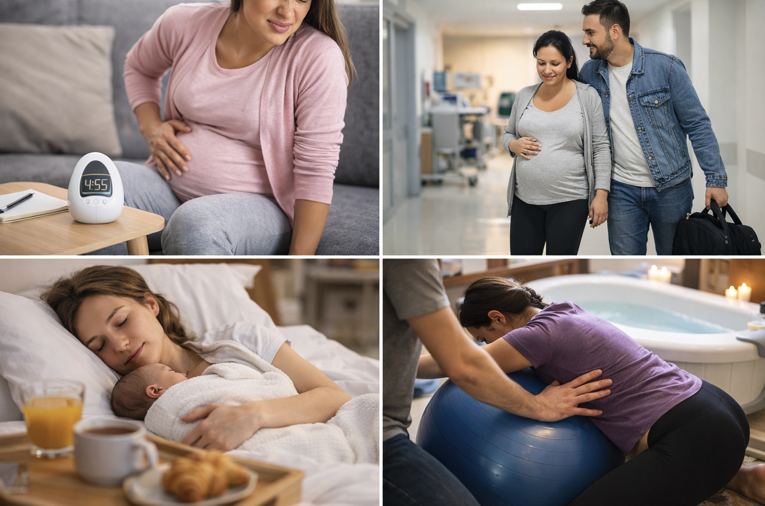 قاعدة 5-1-1 للمخاض: متى أروح المستشفى؟ + الفرق بين الطلق الحقيقي والكاذب