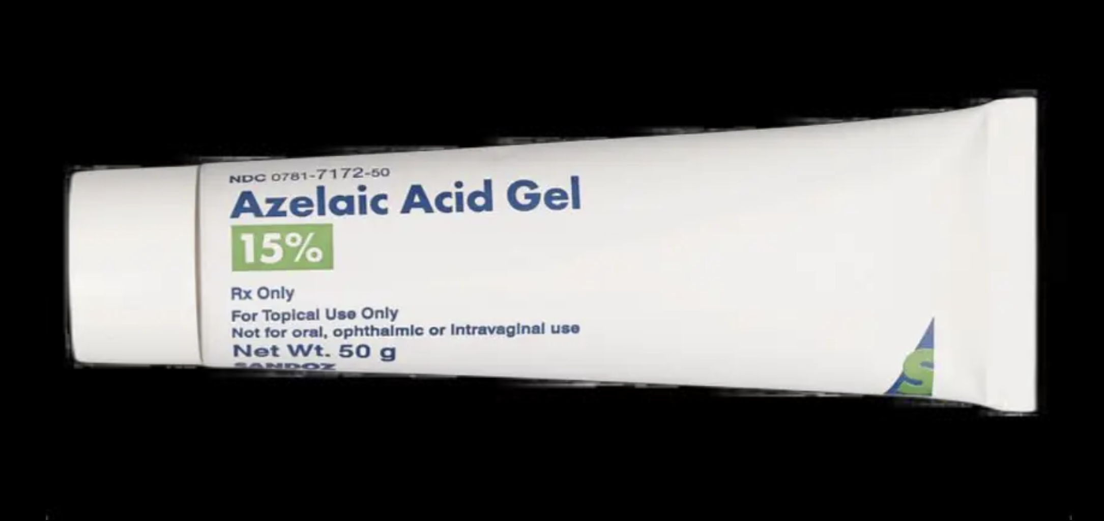 صورة مقرّبة لمنتج Azelaic Acid Gel 15% — توضيح لشكل منتج الأزيليك أسيد للاستخدام الموضعي.